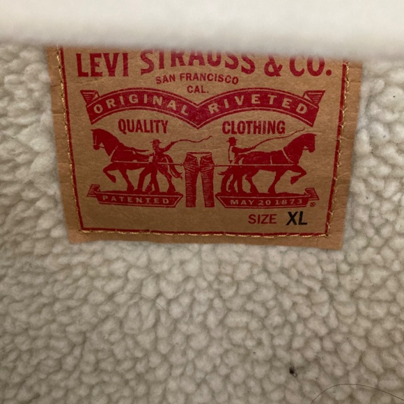 Levi’s Trucker Sherpa Jacket XL - Picture 5 of 8